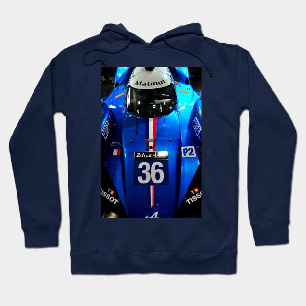 Alpine A470 Gibson 24 Hours Of Le Mans 2018 Hoodie by Andy Evans Photos